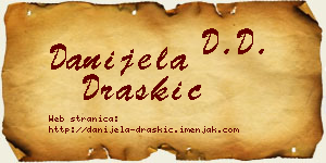 Danijela Draškić vizit kartica